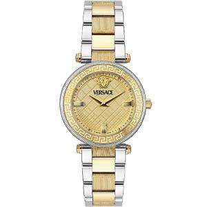 VERSACE Reve Gold Dial 35mm Two Tone Gold Stainless Steel Bracelet VE8B00324 - 49422