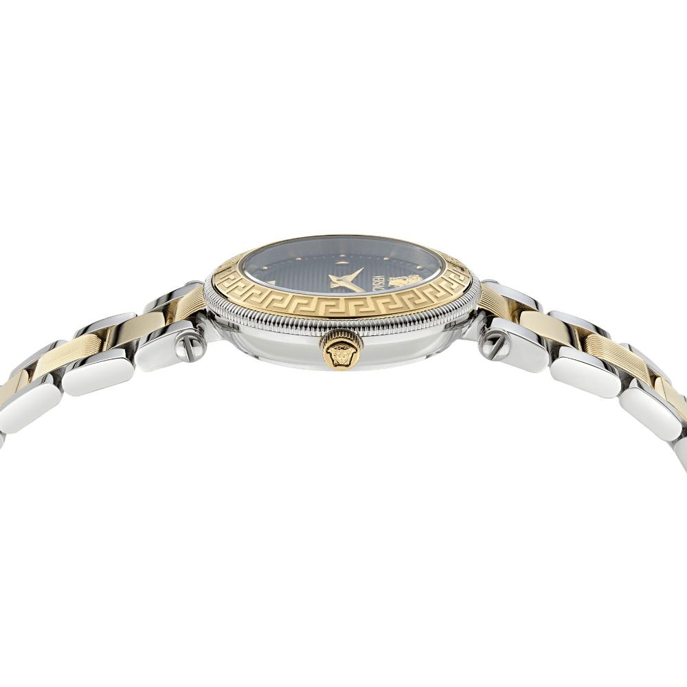 VERSACE Revive Petite Green Dial 30mm Two Tone Gold Stainless Steel Bracelet VEBFA0324