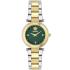 VERSACE Revive Petite Green Dial 30mm Two Tone Gold Stainless Steel Bracelet VEBFA0324 - 0