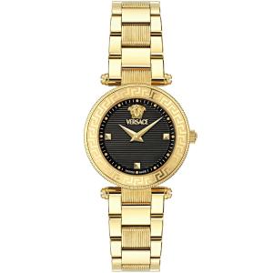 VERSACE Revive Petite Black Dial 30mm Gold Stainless Steel Bracelet VEBFA0424 - 52247