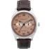 GANT Montauk Multifunction 44mm Silver Stainless Steel Brown Leather Strap W71602 - 0