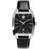 VERSACE Character Tonneau 47x34mm Silver Stainless Steel Black Leather Strap WLQ99D008S009 - 0