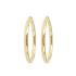 BRONZALLURE Golden Hoop Earrings Yellow Gold WSBZ00311Y.Y - 0