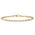 BRONZALLURE Yellow Gold Tennis Bracelet with Cubic Zirconia WSBZ00576Y.WY - 0