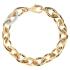 BRONZALLURE Yellow Gold Marquise Bracelet with Pavé Element in Cubic Zirconia WSBZ01038Y.WY - 0