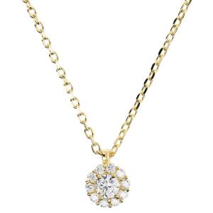 BRONZALLURE Altissima Necklace and Pendant Yellow Gold with Zirconia WSBZ01044Y.Y - 44535