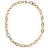 BRONZALLURE Yellow Gold Marquise Necklace with Pavé Element in Cubic Zirconia  WSBZ01111Y.WY - 1