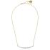 BRONZALLURE Yellow Gold Necklace with Light Points in Cubic Zirconia WSBZ01159Y.YG - 1