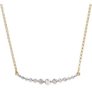 BRONZALLURE Yellow Gold Necklace with Light Points in Cubic Zirconia WSBZ01159Y.YG - 44622
