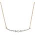 BRONZALLURE Yellow Gold Necklace with Light Points in Cubic Zirconia WSBZ01159Y.YG - 0