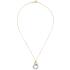 BRONZALLURE Necklace Yellow Gold with Cubic Zirconia WSBZ01209Y.Y - 1