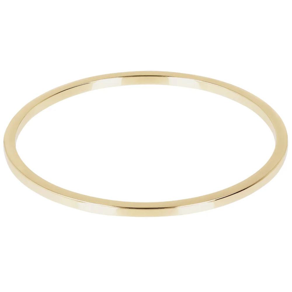 BRONZALLURE Yellow Gold Classic Rigid Bracelet WSBZ01971Y.Y