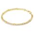 BRONZALLURE Yellow Gold Tennis Bracelet with Cubic Zirconia WSBZ01998Y.Y-W.LG - 0