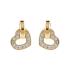 BRONZALLURE Yellow Gold Pendant Earrings with Cubic Zirconia WSBZ02299Y.YG - 0