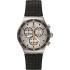 SWATCH Jump High Chronograph 43mm Silver Stainless Steel Black Silicon Strap YVS420-0