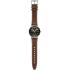 SWATCH Irony Chronograph Canyon Chaser 43mm Silver Stainless Steel Brown Leather Strap YVS530 - 2