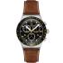 SWATCH Irony Chronograph Canyon Chaser 43mm Silver Stainless Steel Brown Leather Strap YVS530 - 0