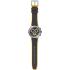 SWATCH Bee-Droid Chronograph 45mm Silver Stainless Steel Black Silicon Strap YYS4008 - 1