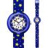 FLIK FLAK In The Stars Two Hands 32mm Blue Fabric Strap ZFBNP183 - 0