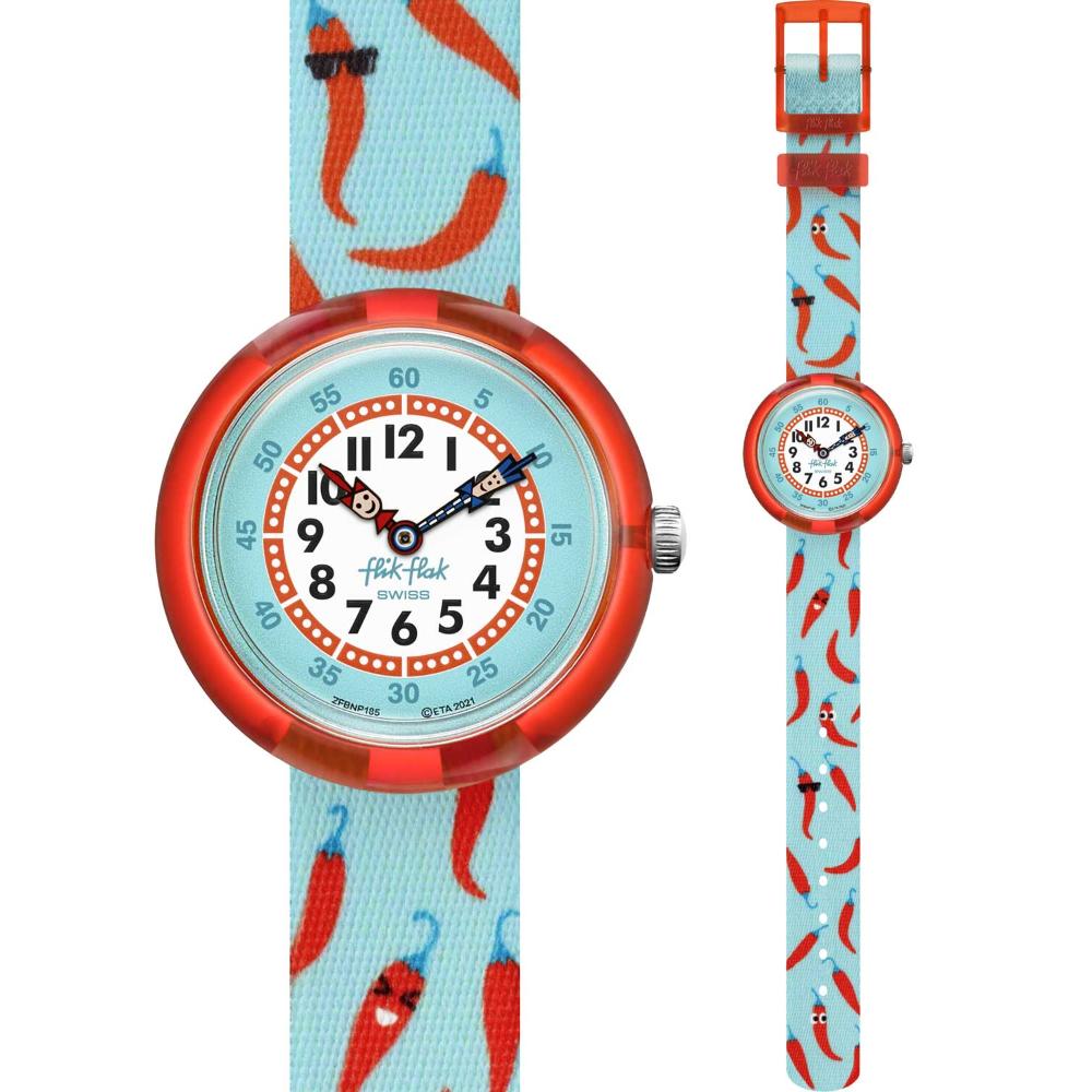 FLIK FLAK Garden Fiesta Happy Chilli 31.85mm Multicolor Fabric Strap ZFBNP185