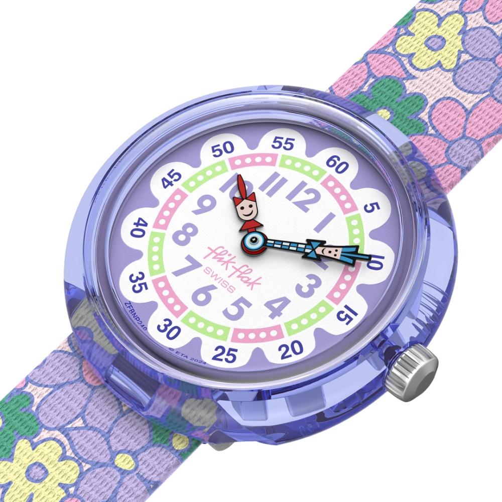 FLIK FLAK Story Time Flower Fields 31.85mm Multicolour Fabric Strap ZFBNP240