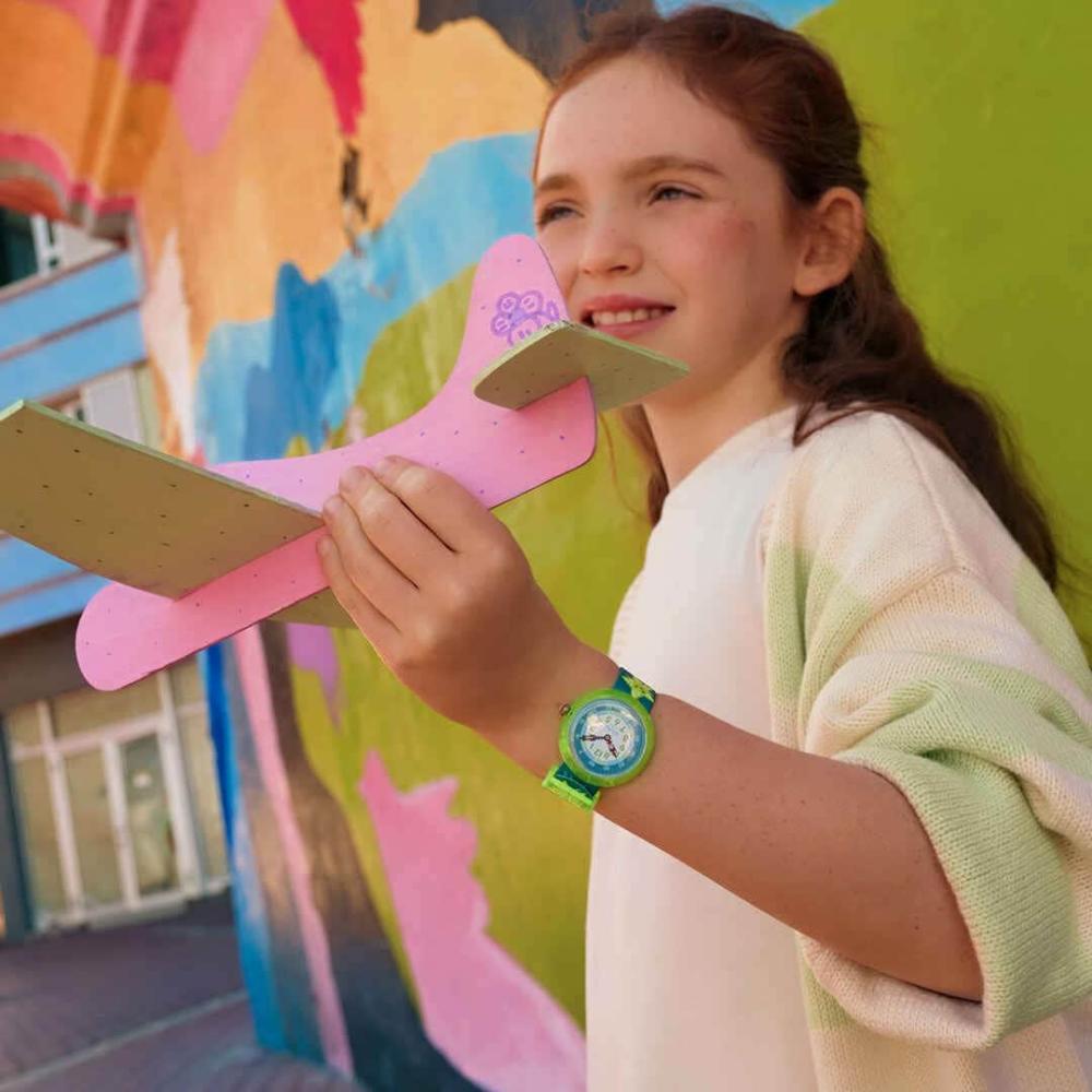 FLIK FLAK Story Time Starry Glow 31.85mm Multicolor Fabric Strap ZFBNP242