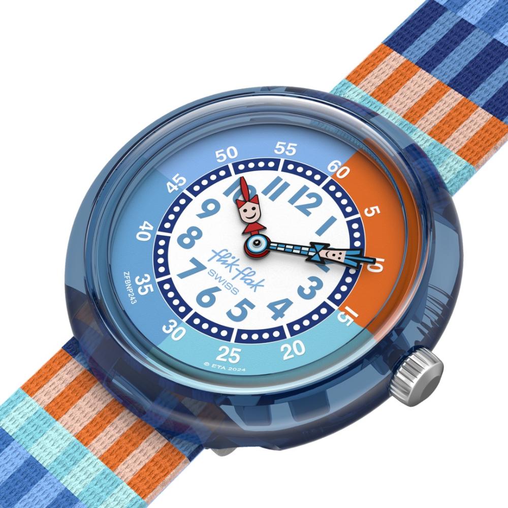 FLIK FLAK Story Time Stripy Stripes 31.85mm Multicolor Fabric Strap ZFBNP243