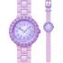 FLIK FLAK Power Time Lavendology 36.70mm Purple Silicone Strap ZFCSP127 - 2