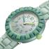 FLIK FLAK Time To Discover Greenology 36.70mm Green Silicone Strap ZFCSP129 - 1