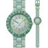 FLIK FLAK Time To Discover Greenology 36.70mm Green Silicone Strap ZFCSP129 - 2