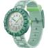 FLIK FLAK Time To Discover Greenology 36.70mm Green Silicone Strap ZFCSP129 - 0