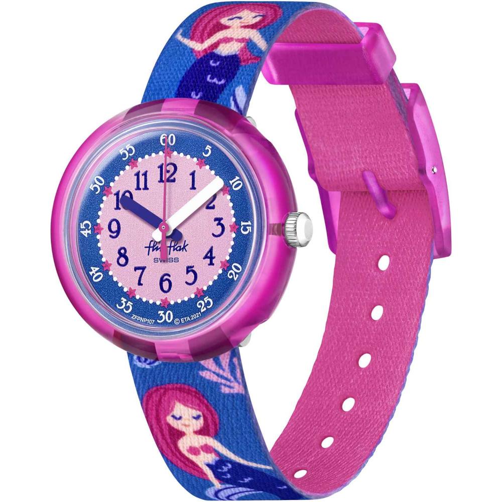 FLIK FLAK Magical Ocean Seareni 31.85mm Multicolor Fabric Strap ZFPNP107