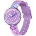 FLIK FLAK Organized Chaos Flower Chaos 31.85mm Purple Fabric Strap ZFPNP149 - 1