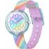 FLIK FLAK Organized Chaos Liquid Rainbow 31.85mm Rainbow Fabric Strap ZFPNP152 - 1