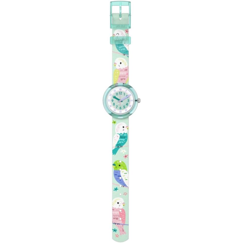 FLIK FLAK Friends Fur-Ever Happy Budgies 31.85mm Multicolor Fabric Strap ZFPNP160