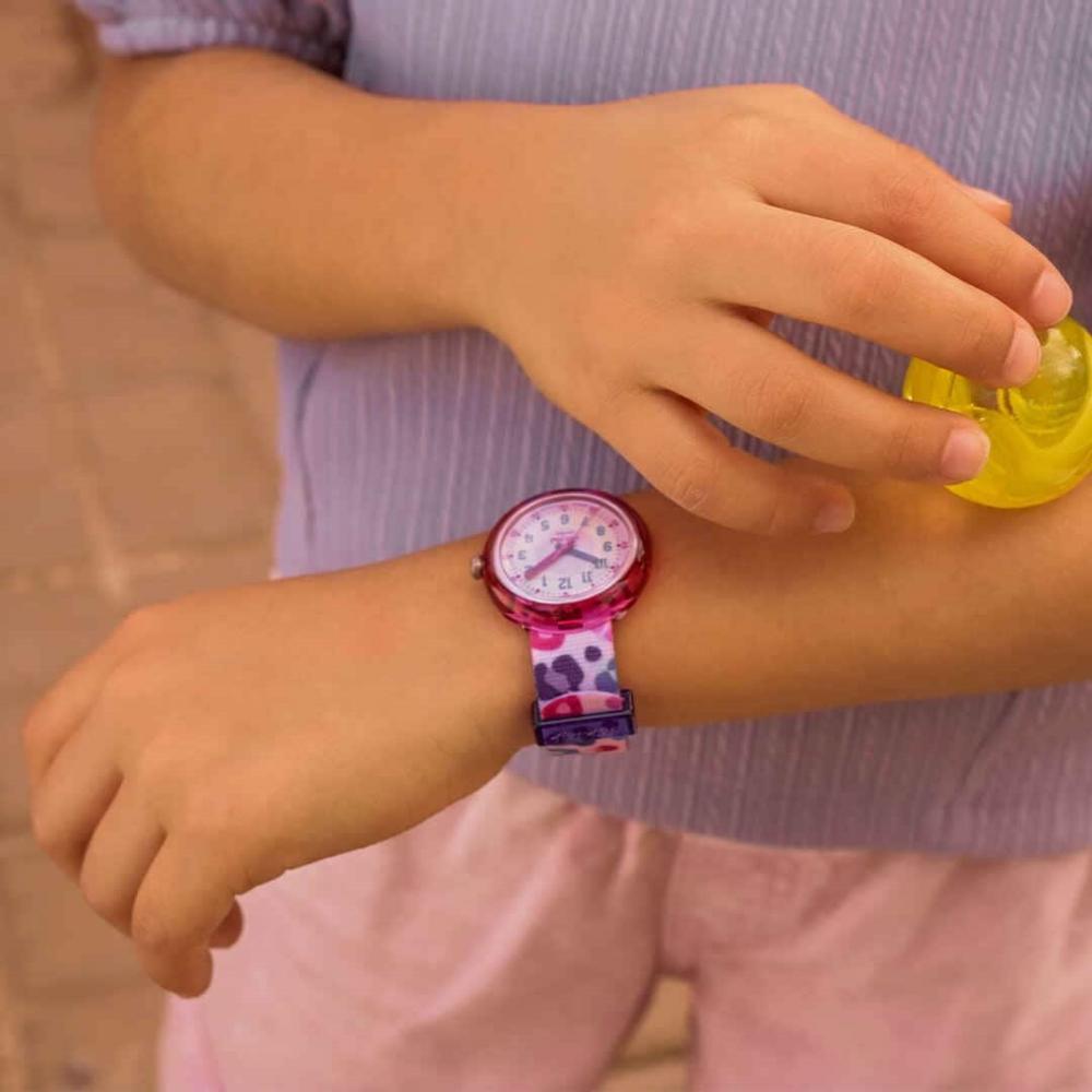 FLIK FLAK Power Time Time to Roar 31.85mm Multicolour Fabric Strap ZFPNP166