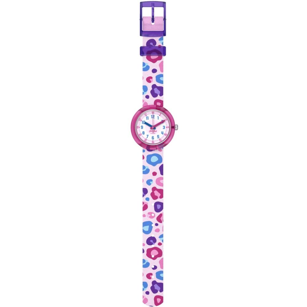 FLIK FLAK Power Time Time to Roar 31.85mm Multicolour Fabric Strap ZFPNP166
