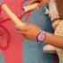 FLIK FLAK Power Time Purple Prism 31.85mm Multicolour Fabric Strap ZFPNP167 - 1