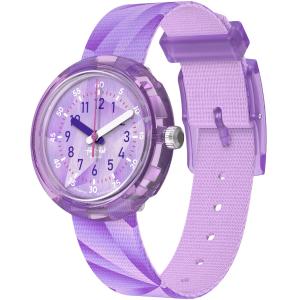 FLIK FLAK Power Time Purple Prism 31.85mm Multicolour Fabric Strap ZFPNP167 - 59987