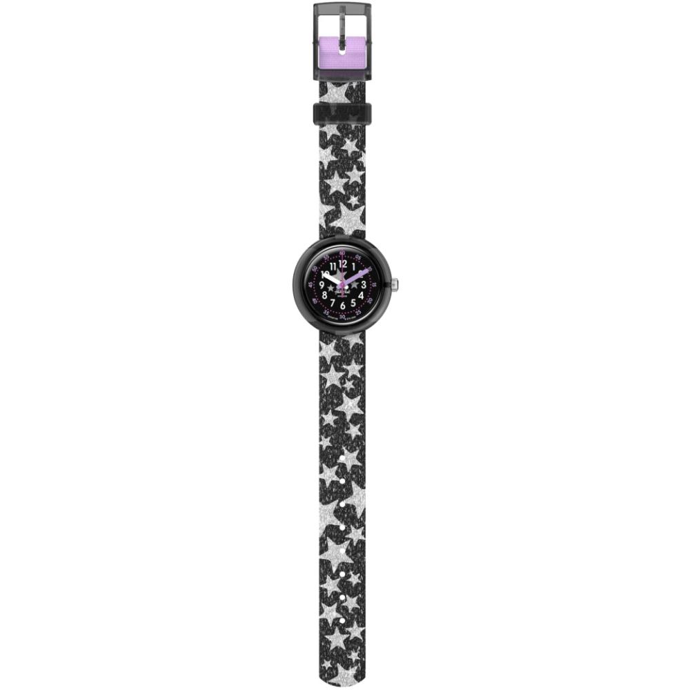 FLIK FLAK Power Time Starry Night 31.85mm Multicolour Fabric Strap ZFPNP168