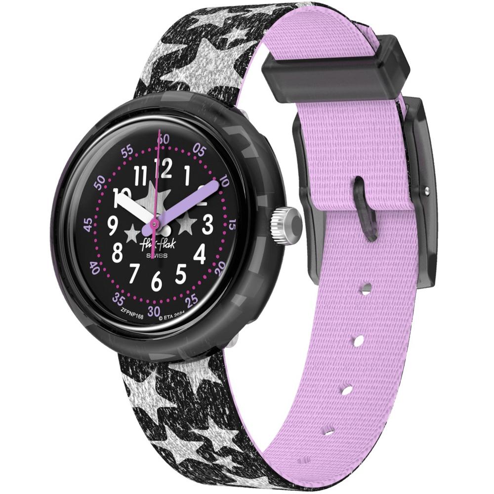 FLIK FLAK Power Time Starry Night 31.85mm Multicolour Fabric Strap ZFPNP168