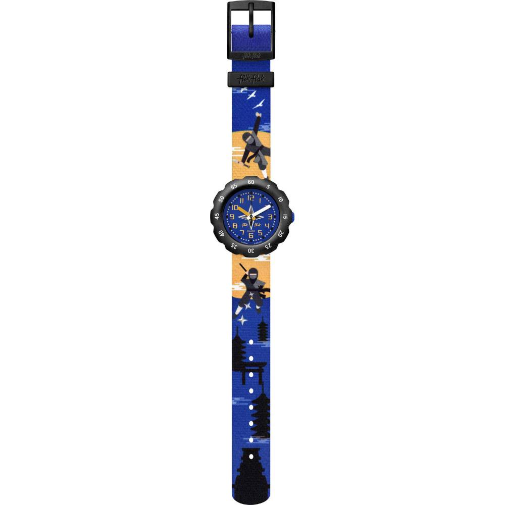 FLIK FLAK Tales From The World Ninjamazing 34.75mm Multicolor Silicone Strap ZFPSP062
