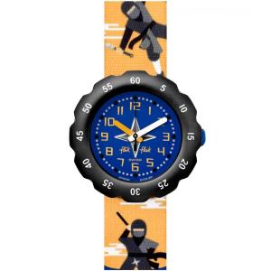 FLIK FLAK Tales From The World Ninjamazing 34.75mm Multicolor Silicone Strap ZFPSP062 - 28999