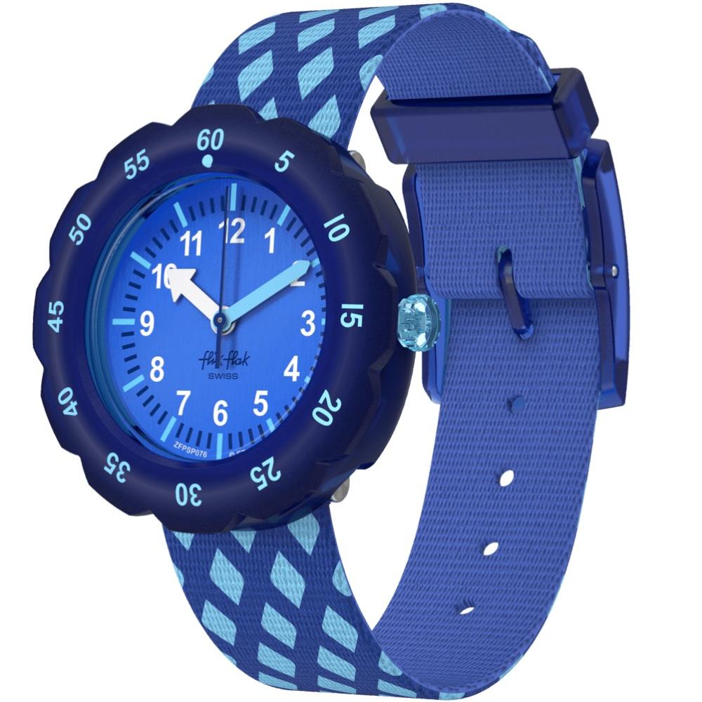 FLIK FLAK Power Time Criss-Cross 34.75mm Multicolour Fabric Strap ZFPSP076