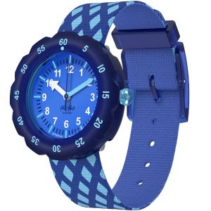 FLIK FLAK Power Time Criss-Cross 34.75mm Multicolour Fabric Strap ZFPSP076 - 60005