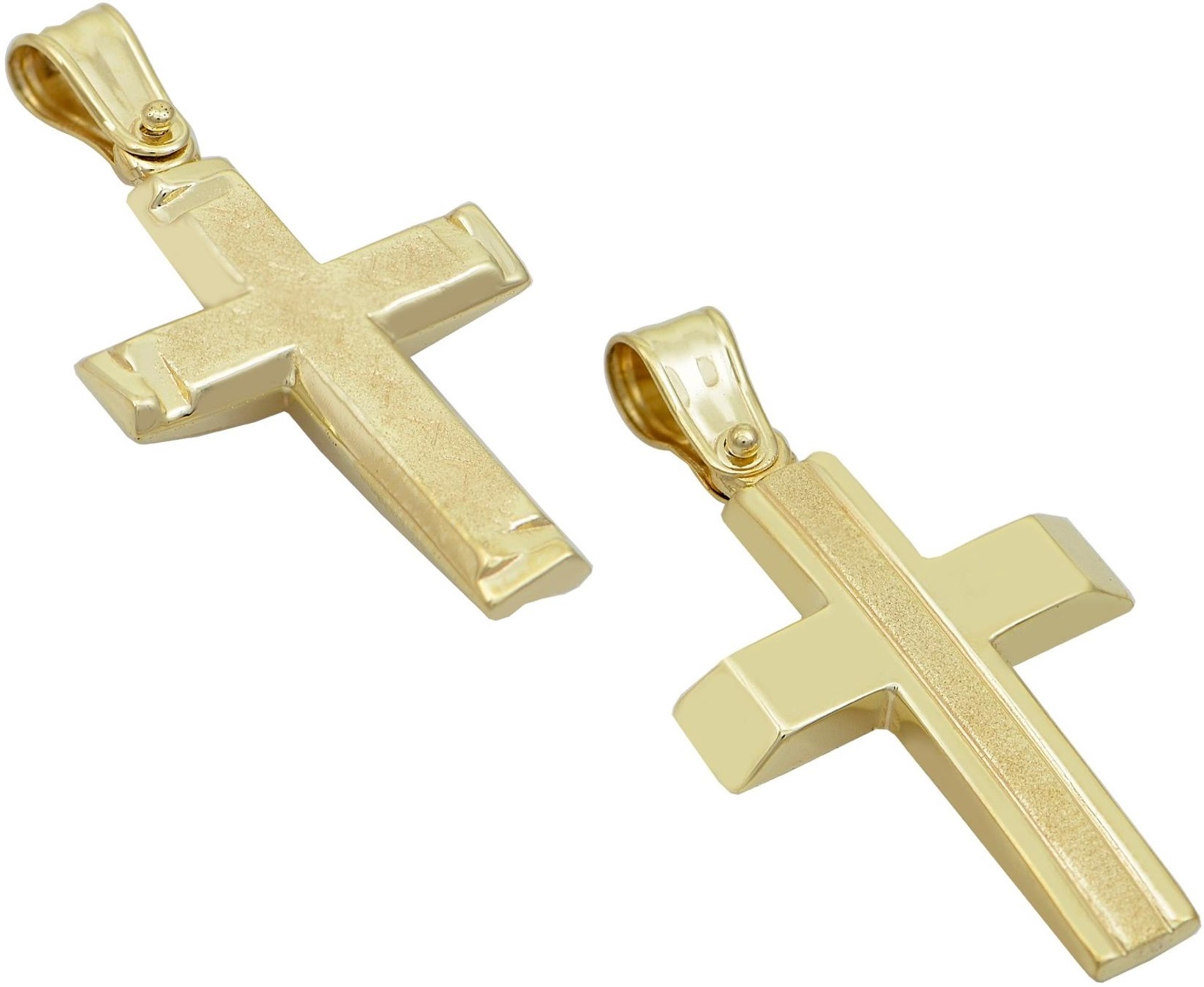 CROSS for Men Double Sided SENZIO Collection K14 Yellow Gold T417Y.K14