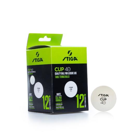 STIGA CUP Μπαλάκια Ping Pong 12τμχ 0