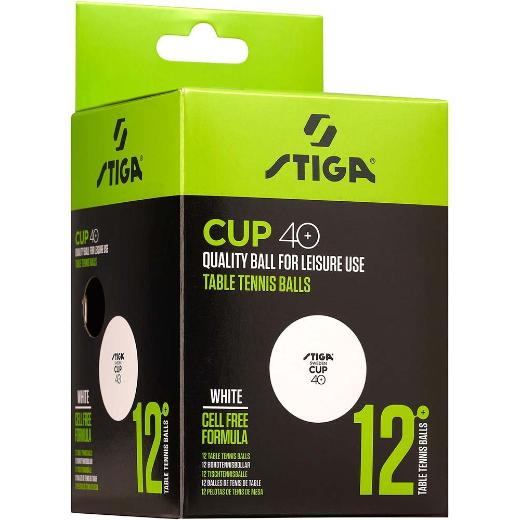 STIGA CUP Μπαλάκια Ping Pong 12τμχ 2