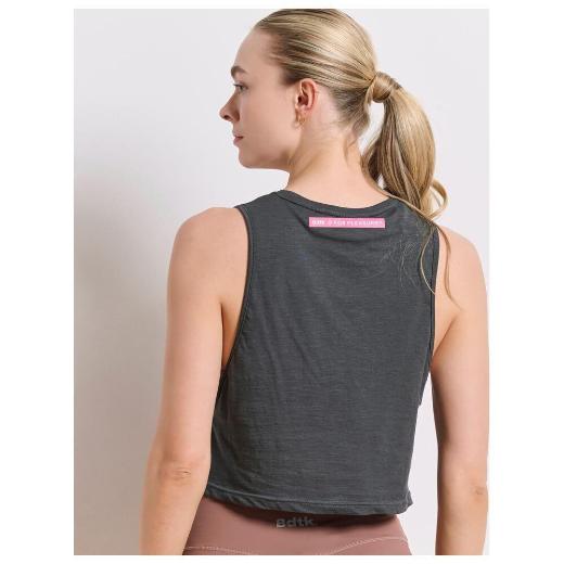 BODYTALK Γυναικείο Αθλητικό Crop Top Αμάνικο  1