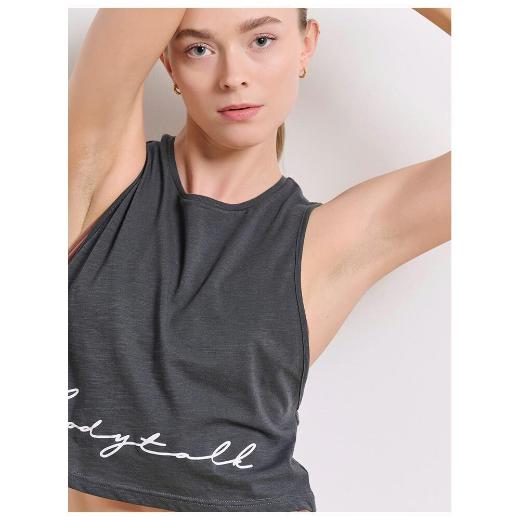 BODYTALK Γυναικείο Αθλητικό Crop Top Αμάνικο  2